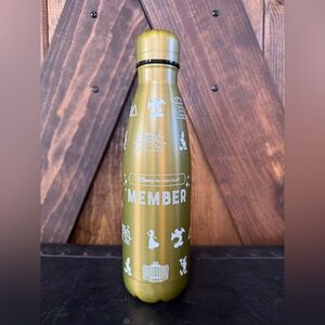 Disney Gold Vacation Club Member Water Bottle with Classic Characters